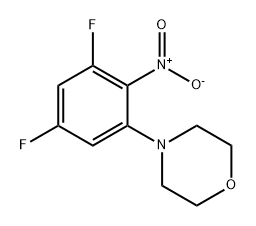 CAS#879644-36-7|4- (3,5-difloro-2-nitrofenil) morfolin