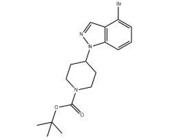 CAS#186409-45-0|Tert-butil 4- (4-bromo-1H-indazol-1-il) piperidin-1-karboksilat